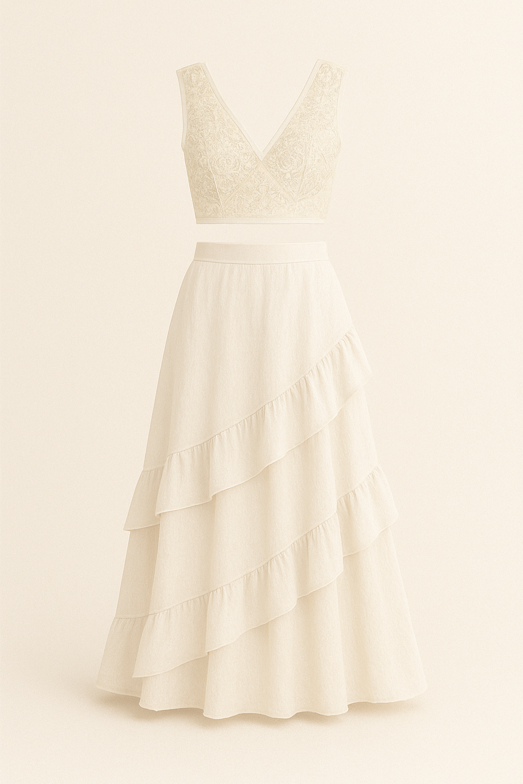 Elegant Dress in Pastels